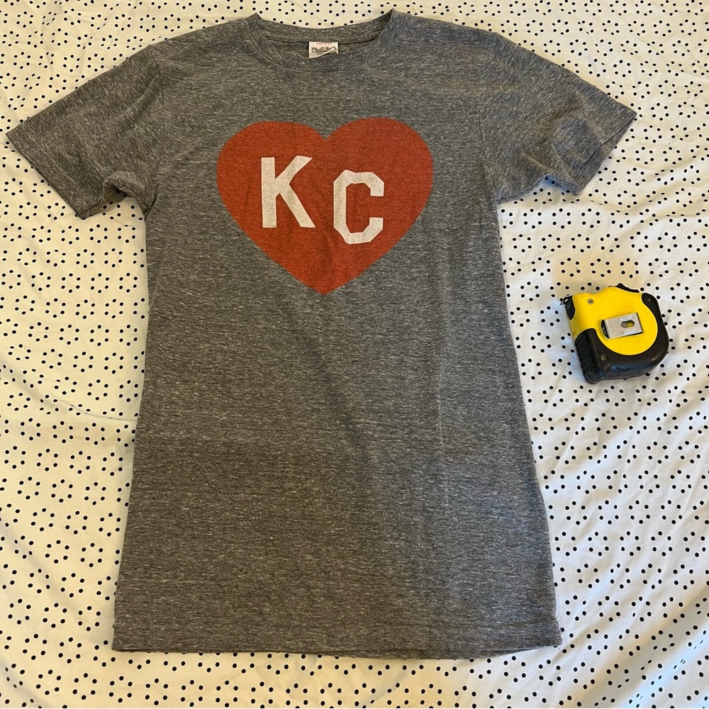 Charlie Hustle KC Tee grey xsmall